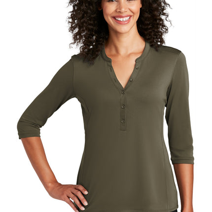 Port Authority  ®   Women's UV Choice Pique Henley LK750