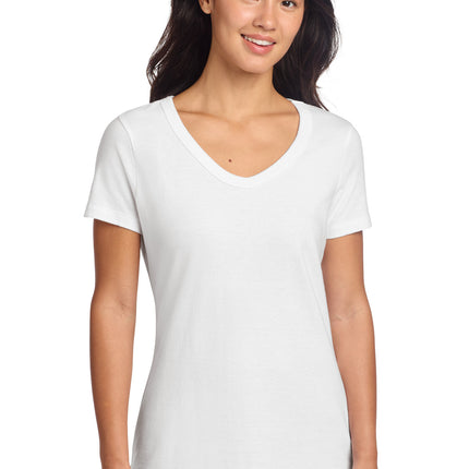 Port & Co ™  Women's Beach Wash ®  Garment-Dyed V-Neck Tee LPC099V
