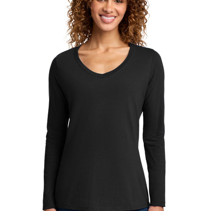 Port & Co ™  Women's Long Sleeve Fan Favorite V-Neck Tee. LPC450VLS