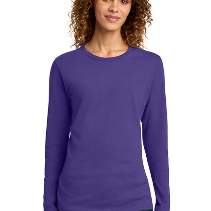 Port & Co ™  Women's Long Sleeve Core Cotton Tee. LPC54LS