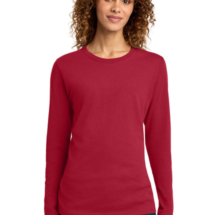 Port & Co ™  Women's Long Sleeve Core Cotton Tee. LPC54LS