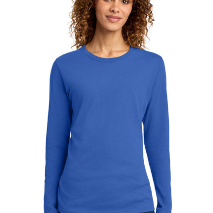 Port & Co ™  Women's Long Sleeve Core Cotton Tee. LPC54LS