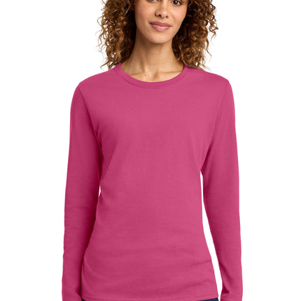 Port & Co ™  Women's Long Sleeve Core Cotton Tee. LPC54LS