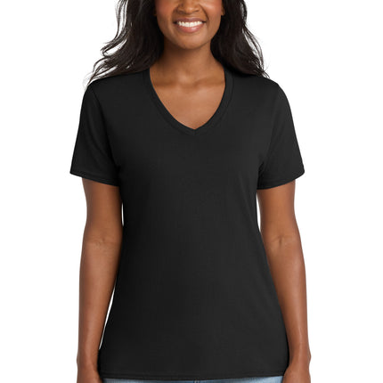 Port & Co ™  Women's Core Cotton V-Neck Tee. LPC54V