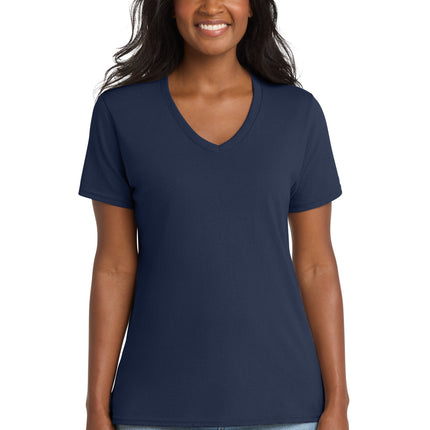 Port & Co ™  Women's Core Cotton V-Neck Tee. LPC54V