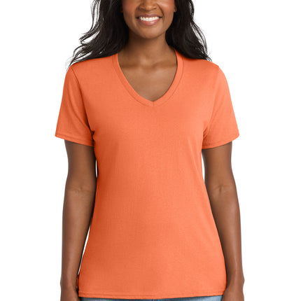 Port & Co ™  Women's Core Cotton V-Neck Tee. LPC54V