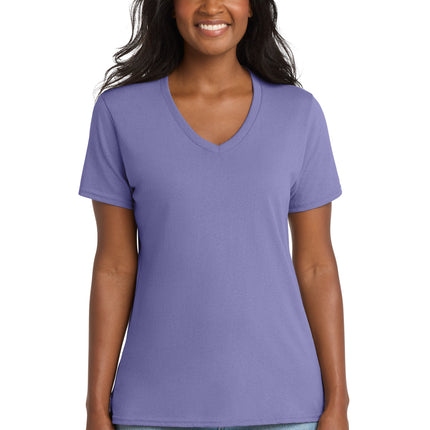 Port & Co ™  Women's Core Cotton V-Neck Tee. LPC54V