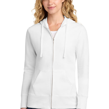 Port & Co ™  Women's Core Fleece Full-Zip Hooded Sweatshirt. LPC78ZH