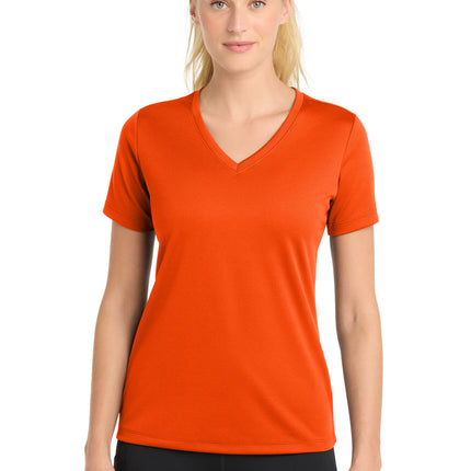 Sport-Tek ®  Women's PosiCharge ®  RacerMesh ®  V-Neck Tee. LST340