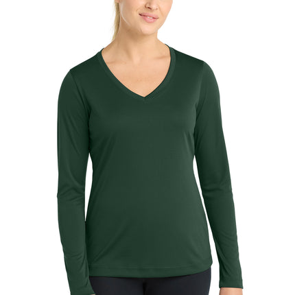 Sport-Tek ®  Women's Long Sleeve PosiCharge ®  Competitor™ V-Neck Tee. LST353LS