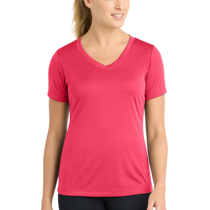 Sport-Tek ®  Women's PosiCharge ®  Competitor™ V-Neck Tee. LST353
