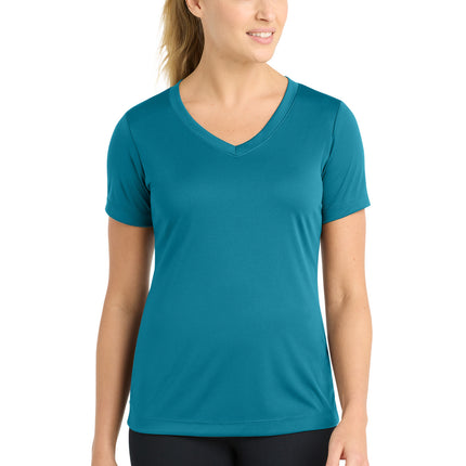 Sport-Tek ®  Women's PosiCharge ®  Competitor™ V-Neck Tee. LST353