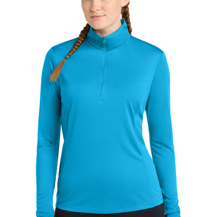 Sport-Tek ®  Women's PosiCharge ®  Competitor ™  1/4-Zip Pullover. LST357