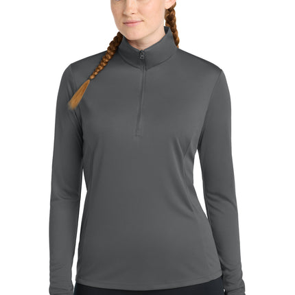 Sport-Tek ®  Women's PosiCharge ®  Competitor ™  1/4-Zip Pullover. LST357