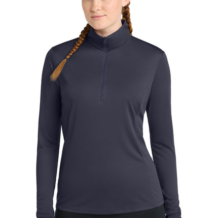 Sport-Tek ®  Women's PosiCharge ®  Competitor ™  1/4-Zip Pullover. LST357