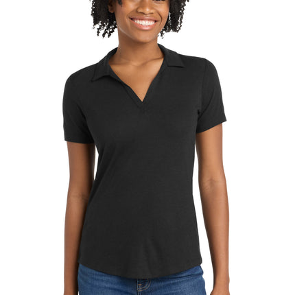 Sport-Tek  ®  Women's PosiCharge  ®  Tri-Blend Wicking Polo. LST405