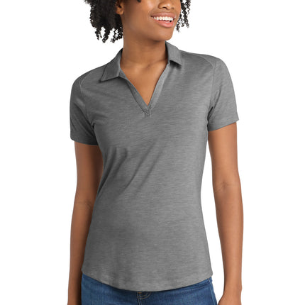 Sport-Tek  ®  Women's PosiCharge  ®  Tri-Blend Wicking Polo. LST405