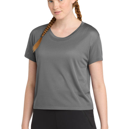 Sport-Tek  ®  Women's PosiCharge  ®  Draft Crop Tee. LST411