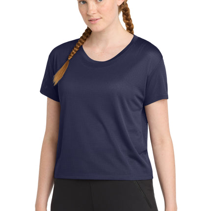 Sport-Tek  ®  Women's PosiCharge  ®  Draft Crop Tee. LST411