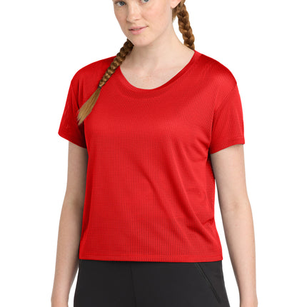 Sport-Tek  ®  Women's PosiCharge  ®  Draft Crop Tee. LST411