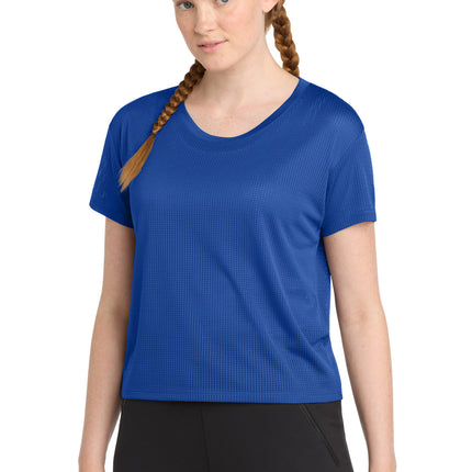Sport-Tek  ®  Women's PosiCharge  ®  Draft Crop Tee. LST411