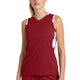 Deep Red/ White
