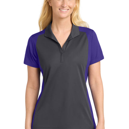 Sport-Tek ®  Women's Colorblock Micropique Sport-Wick ®  Polo. LST652