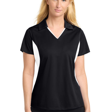 Sport-Tek ®  Women's Side Blocked Micropique Sport-Wick ®  Polo. LST655