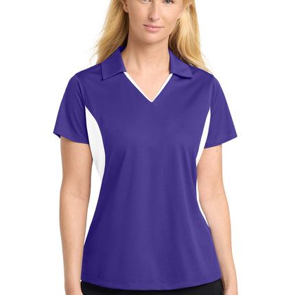 Sport-Tek ®  Women's Side Blocked Micropique Sport-Wick ®  Polo. LST655