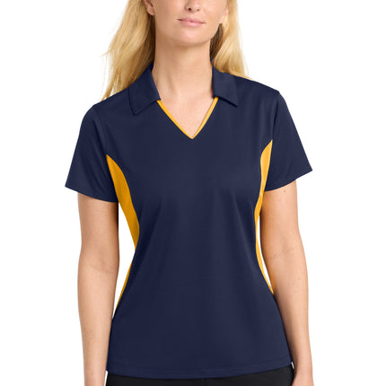 Sport-Tek ®  Women's Side Blocked Micropique Sport-Wick ®  Polo. LST655