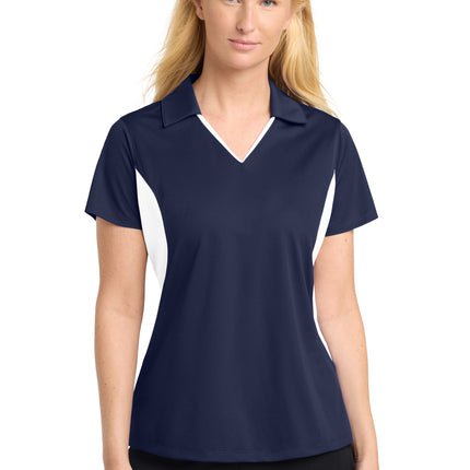 Sport-Tek ®  Women's Side Blocked Micropique Sport-Wick ®  Polo. LST655