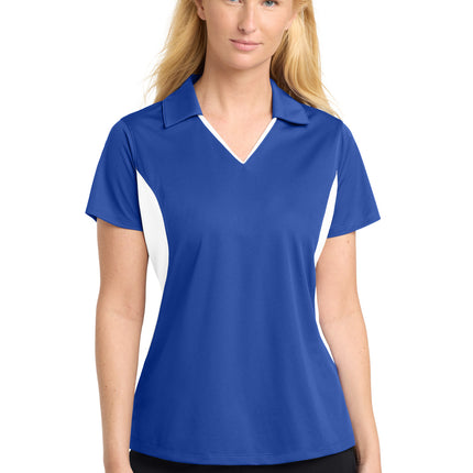 Sport-Tek ®  Women's Side Blocked Micropique Sport-Wick ®  Polo. LST655