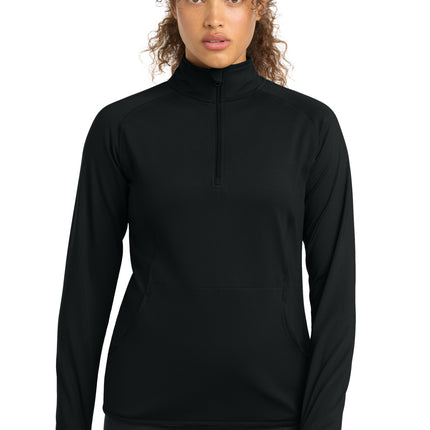 Sport-Tek ®  Women's Sport-Wick ®  Stretch 1/4-Zip Pullover. LST850