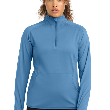 Sport-Tek ®  Women's Sport-Wick ®  Stretch 1/4-Zip Pullover. LST850