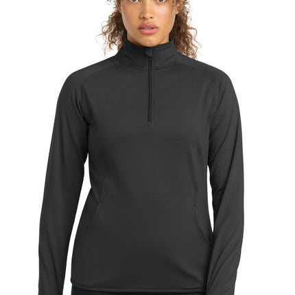 Sport-Tek ®  Women's Sport-Wick ®  Stretch 1/4-Zip Pullover. LST850