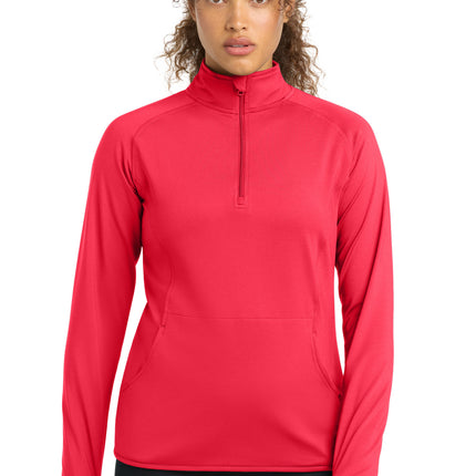 Sport-Tek ®  Women's Sport-Wick ®  Stretch 1/4-Zip Pullover. LST850