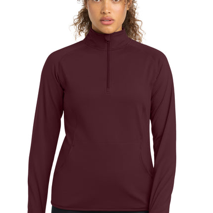 Sport-Tek ®  Women's Sport-Wick ®  Stretch 1/4-Zip Pullover. LST850
