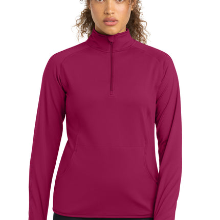 Sport-Tek ®  Women's Sport-Wick ®  Stretch 1/4-Zip Pullover. LST850