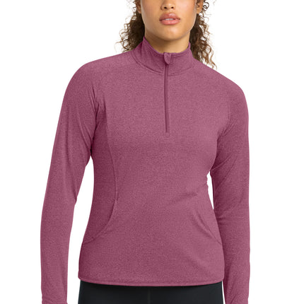 Sport-Tek ®  Women's Sport-Wick ®  Stretch 1/4-Zip Pullover. LST850