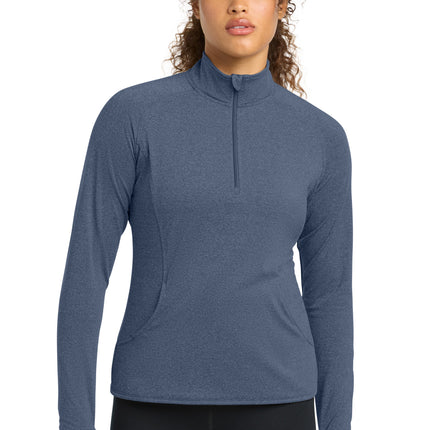 Sport-Tek ®  Women's Sport-Wick ®  Stretch 1/4-Zip Pullover. LST850