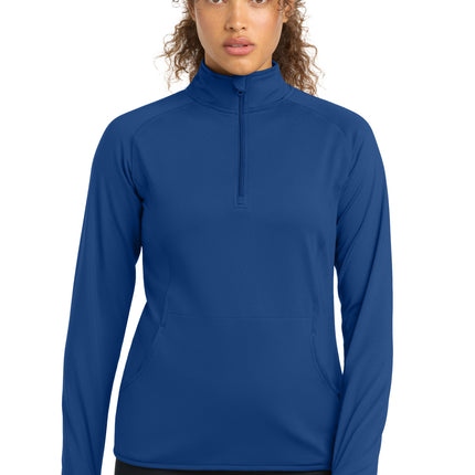 Sport-Tek ®  Women's Sport-Wick ®  Stretch 1/4-Zip Pullover. LST850