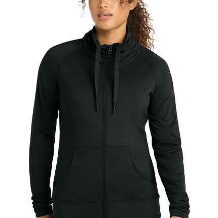 Sport-Tek ®  Women's Sport-Wick ®  Stretch Full-Zip Jacket. LST852
