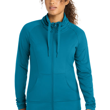 Sport-Tek ®  Women's Sport-Wick ®  Stretch Full-Zip Jacket. LST852