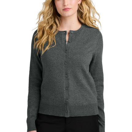 Port Authority ®  Women's Easy Care Crewneck Cardigan Sweater LSW2870