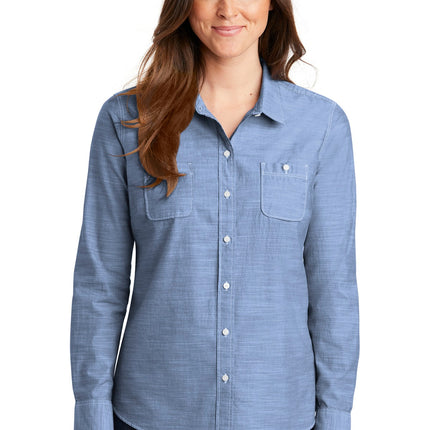 Port Authority ®  Women's Slub Chambray Shirt. LW380
