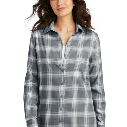 Port Authority ®  Women's Plaid Flannel Tunic . LW668
