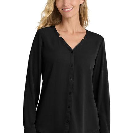 Port Authority ®  Women's Long Sleeve Button-Front Blouse. LW700