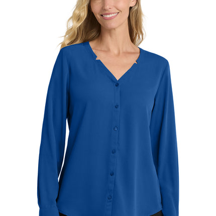 Port Authority ®  Women's Long Sleeve Button-Front Blouse. LW700