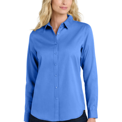 Port Authority ®  Women's Long Sleeve SuperPro React ™ Twill Shirt. LW808