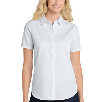 Port Authority ®  Women's Short Sleeve SuperPro React ™ Twill Shirt. LW809